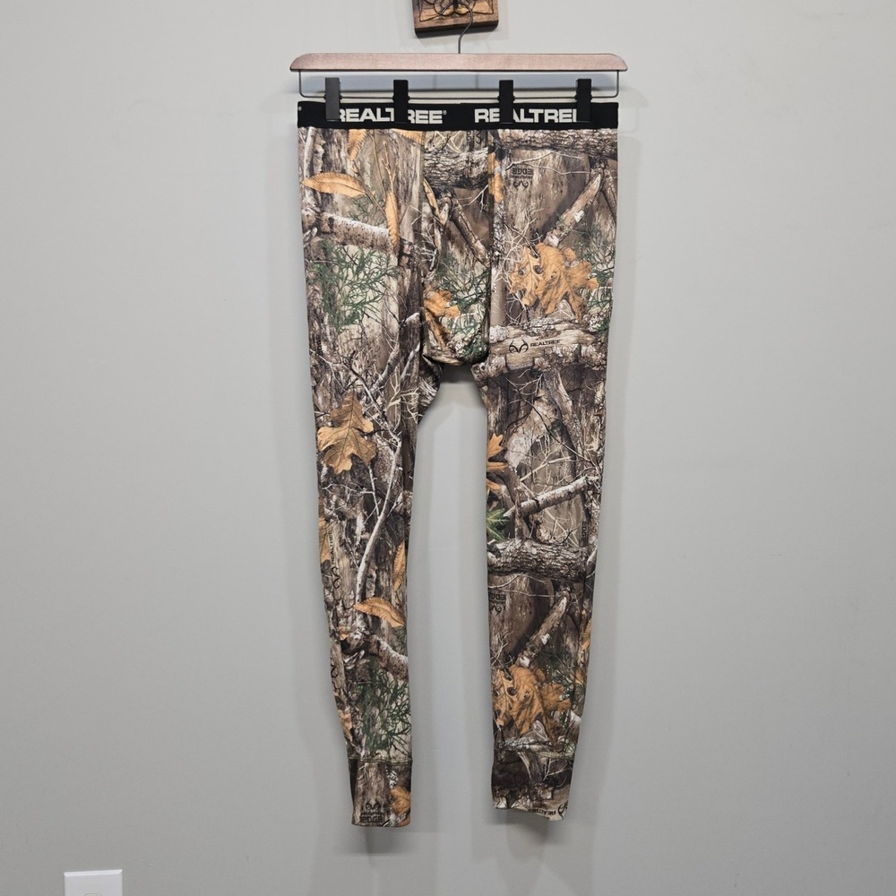 Realtree Performance Camo Base Layer Mens XL Camouflage Hunting Outdoors RTEDGE